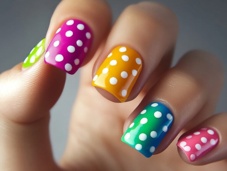 Ovog ljeta obožavat ćemo polka dots manikuru! Točkice na noktima vraćaju se na velika vrata
